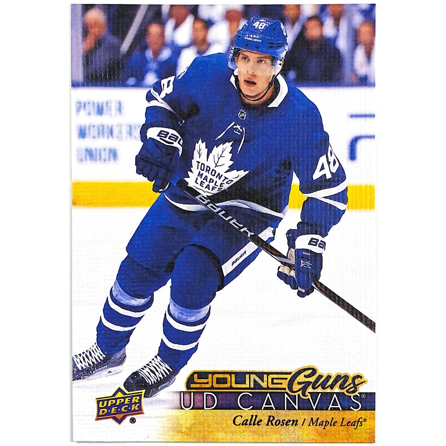 2017-18 Upper Deck Series 1 Calle Rosen Young Guns Canvas