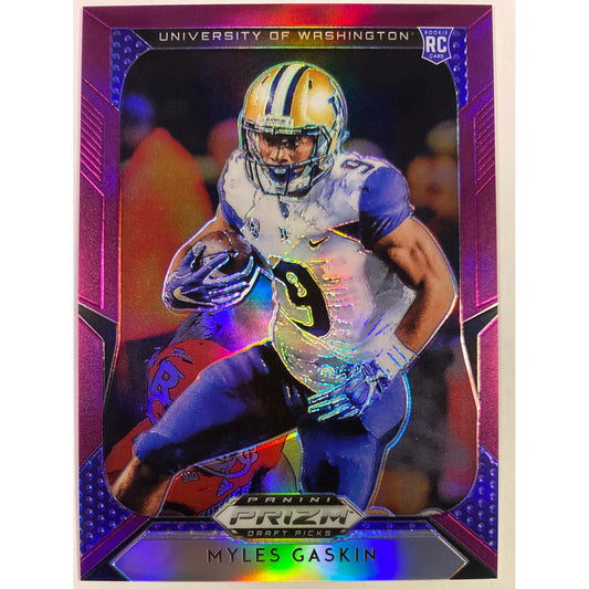  2019 Panini Prizm Draft Picks Myles Gaskin Pink Prizm RC  Local Legends Cards & Collectibles