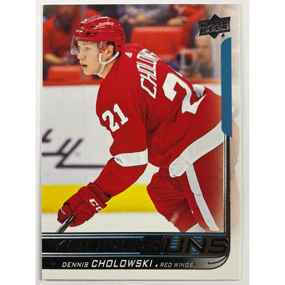 2018-19 Upper Deck Series 1 Dennis Cholowski Young Guns