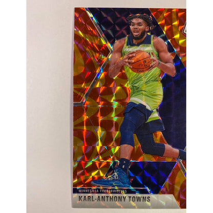  2019-20 Mosaic Karl-Anthony Towns Orange Reactive Prizm  Local Legends Cards & Collectibles