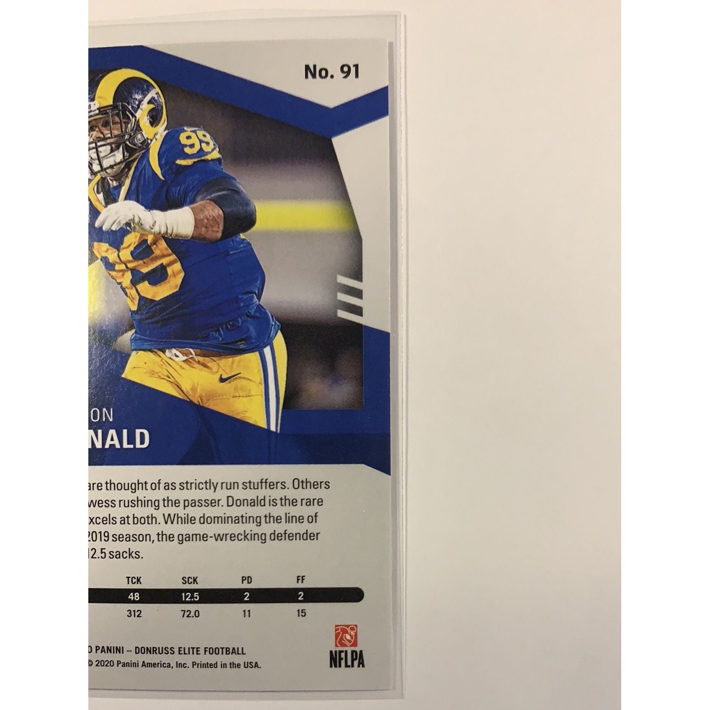  2020 Donruss Elite Aaron Donald Pink Parallel  Local Legends Cards & Collectibles