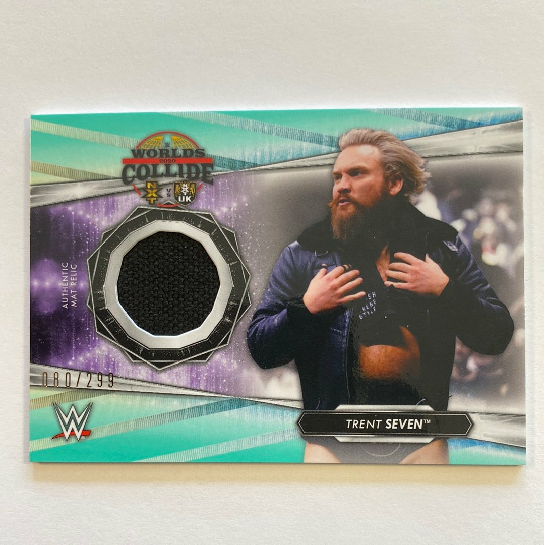  2021 NXT Worlds Collide Trent Seven Aqua Mat Relic /299  Local Legends Cards & Collectibles