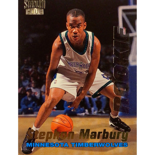 1996-97 Topps Stadium Club Stephon “Starbury” Marbury RC