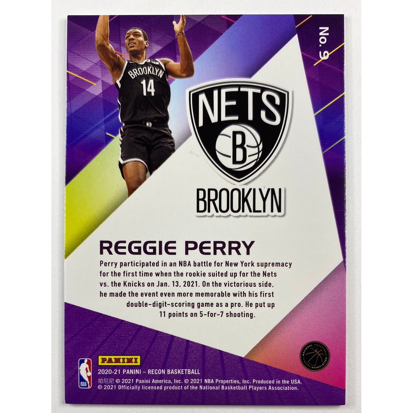 2020-21 Recon Reggie Perry RC