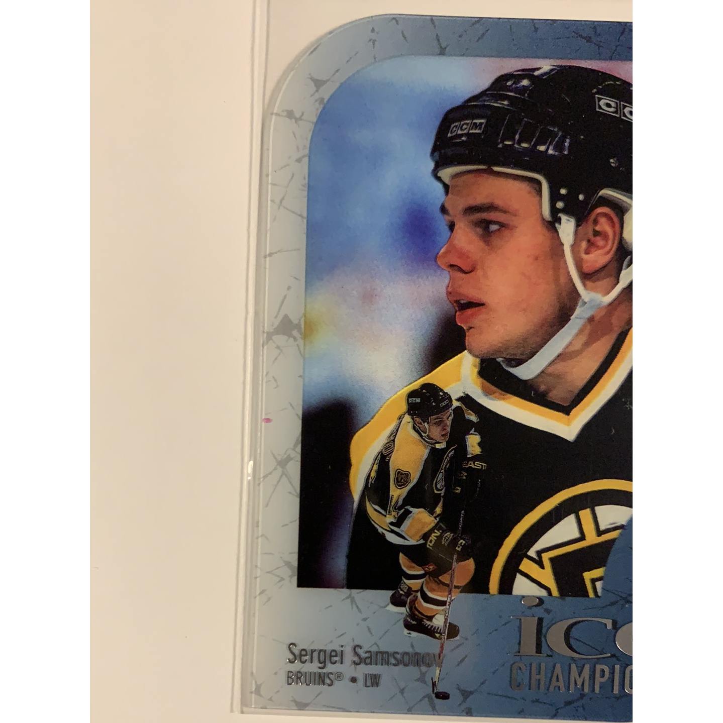  1998-99 Upper Deck Ice Sergei Samsonov Champions  Local Legends Cards & Collectibles