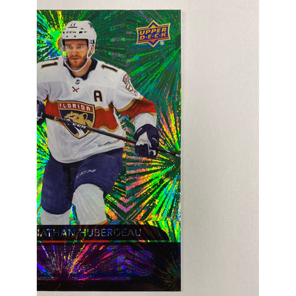 2020-21 Upper Deck Jonathan Huberdeau Green Dazzlers