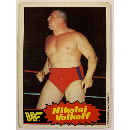  1985 Titan Sports Nikolai Volkoff  Local Legends Cards & Collectibles