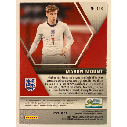 2021 Mosaic UEFA Euro Mason Mount Pink Mosaic