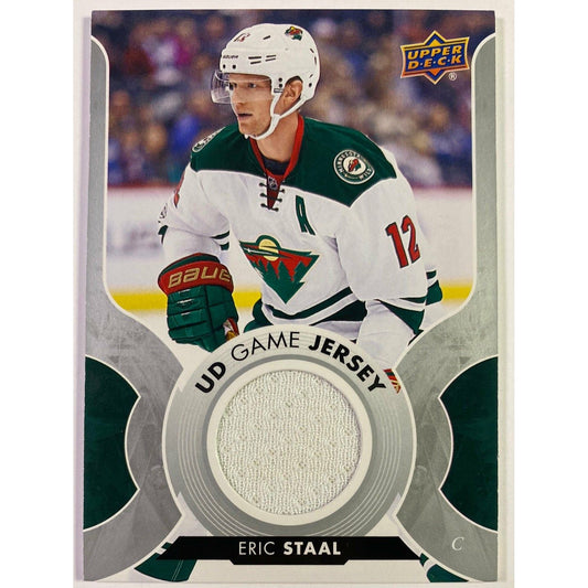 2017-18 Upper Deck Series 1 Eric Staal UD Game Jersey