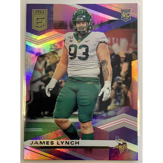  2020 Donruss Elite James Lynch RC Pink Parallel  Local Legends Cards & Collectibles