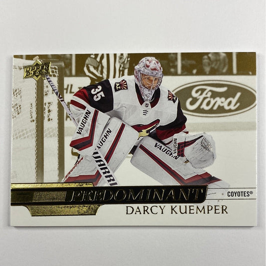 2020-21 Upper Deck Series 1 Darcy Kuemper PreDominant