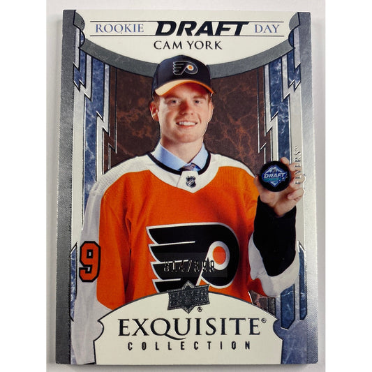 2022 Exquisite Collection Cam York Rookie Draft Day /399