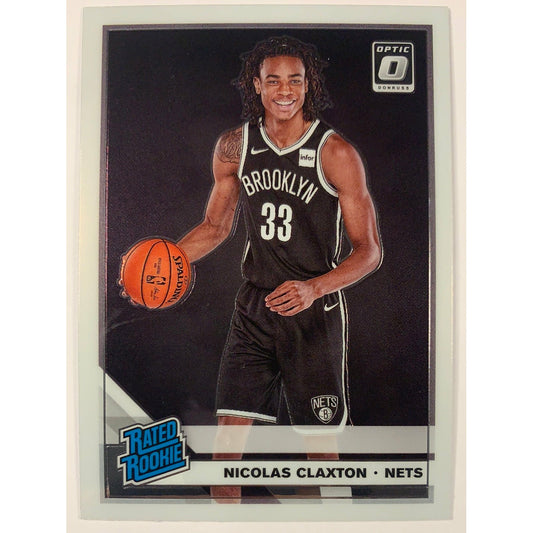 2019-20 Donruss Optic Nicolas Claxton Rated Rookie