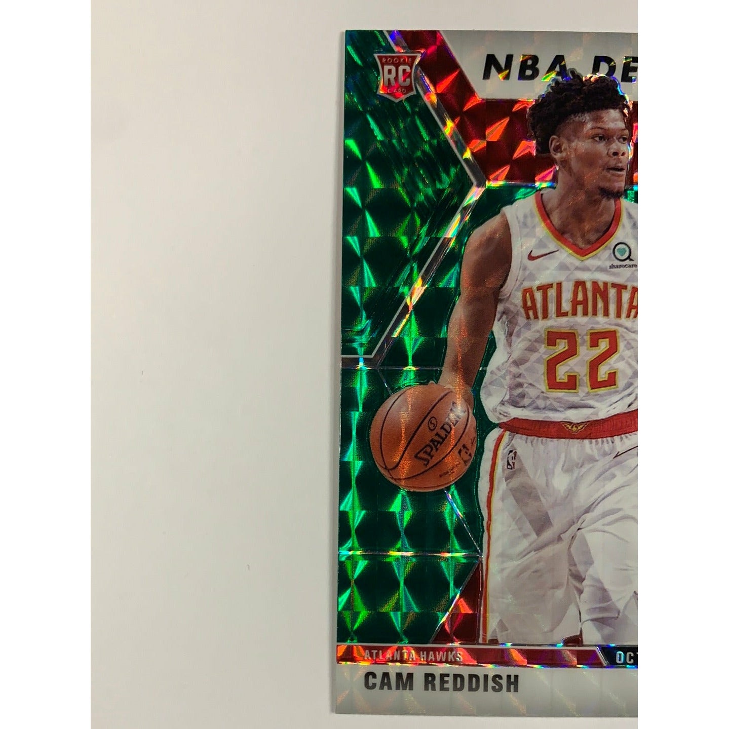2019-20 Mosaic Cam Reddish Green Mosaic Prizm NBA Debut Rookie Card