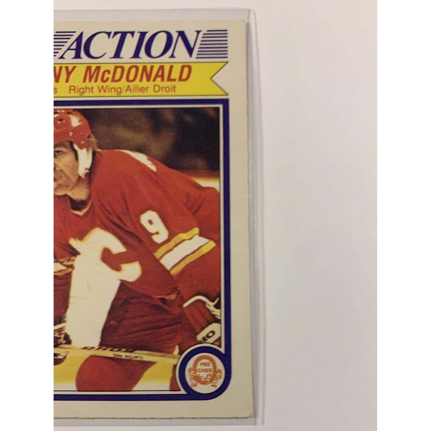  1982-83 O-Pee-Chee Lanny McDonald In Action  Local Legends Cards & Collectibles