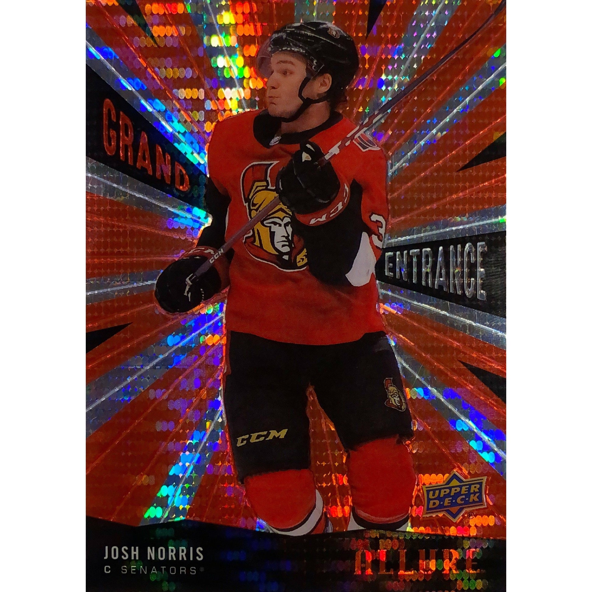  2020-21 Allure Josh Norris Grand Entrance Red Parallel  Local Legends Cards & Collectibles