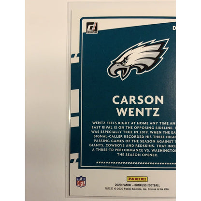  2020 Donruss Carson Wentz Dominators  Local Legends Cards & Collectibles