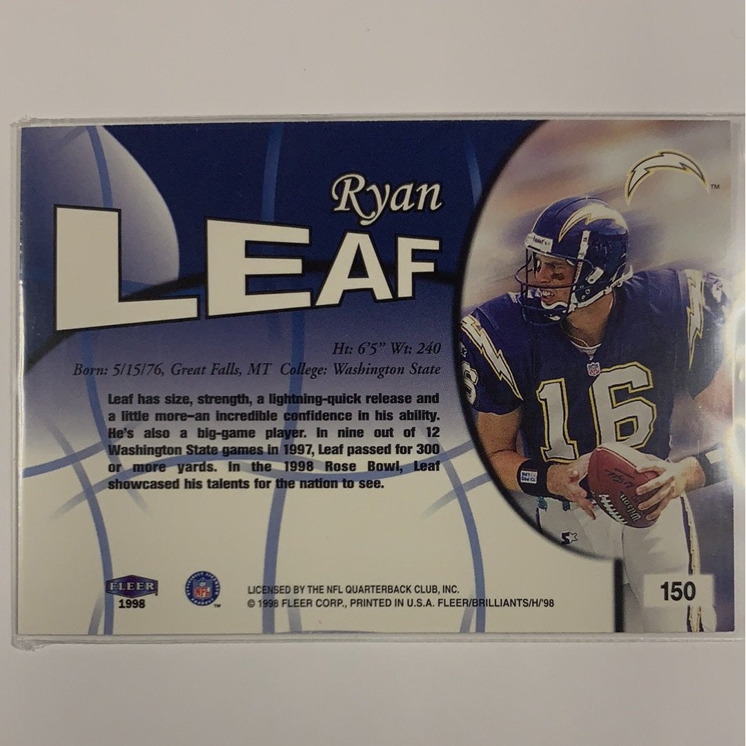  1998 Fleer Brilliants Ryan Leaf RC  Local Legends Cards & Collectibles