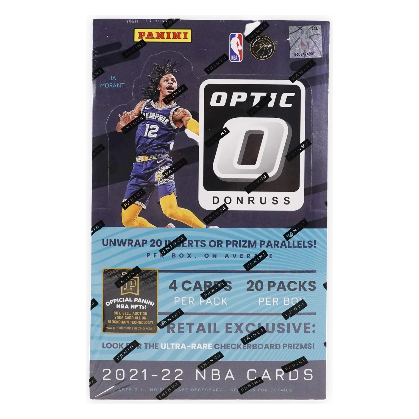 2021-22 Panini Optic NBA Basketball Retail Box