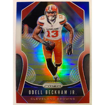  2019 Panini Prizm Odell Beckham JR Red White Blue Holo  Local Legends Cards & Collectibles