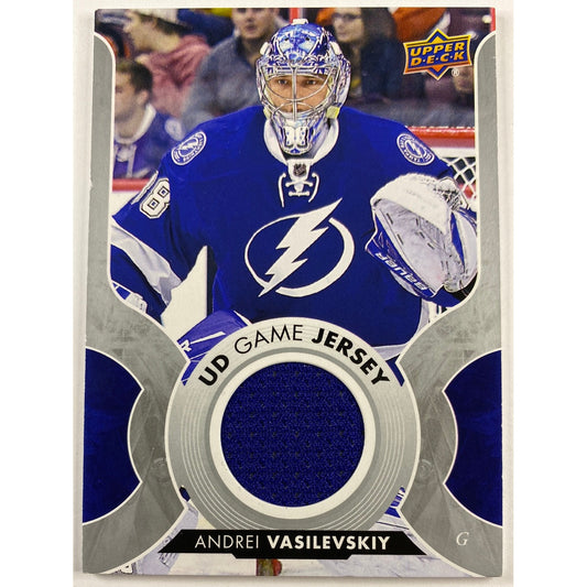 2017-18 Upper Deck Series 1 Andrei Vasilevskiy UD Game Jersey