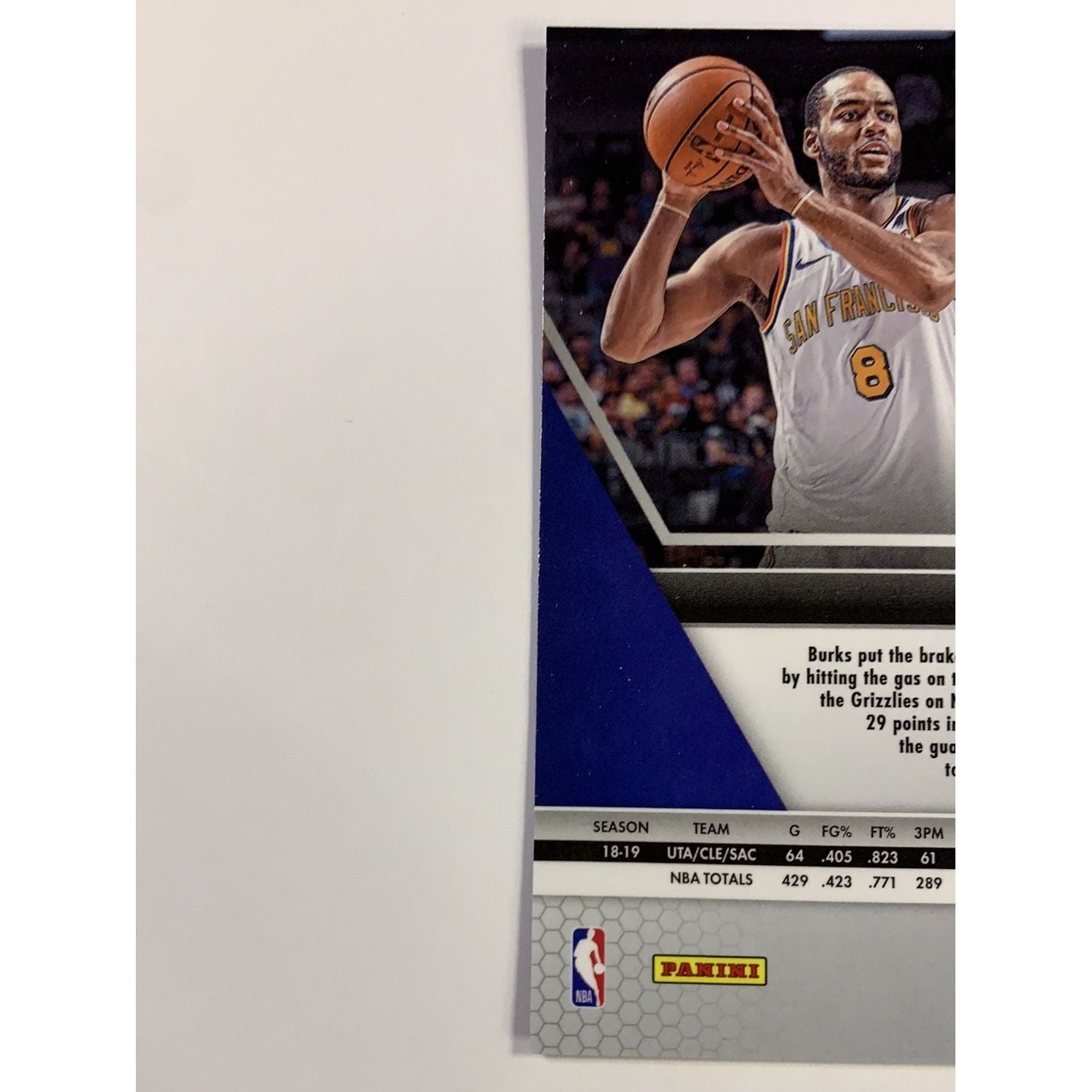  2019-20 Mosaic Alec Burks Blue Reactive Prizm  Local Legends Cards & Collectibles
