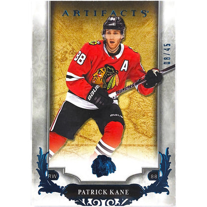2018-19 Artifacts Patrick Kane Teal 08/45