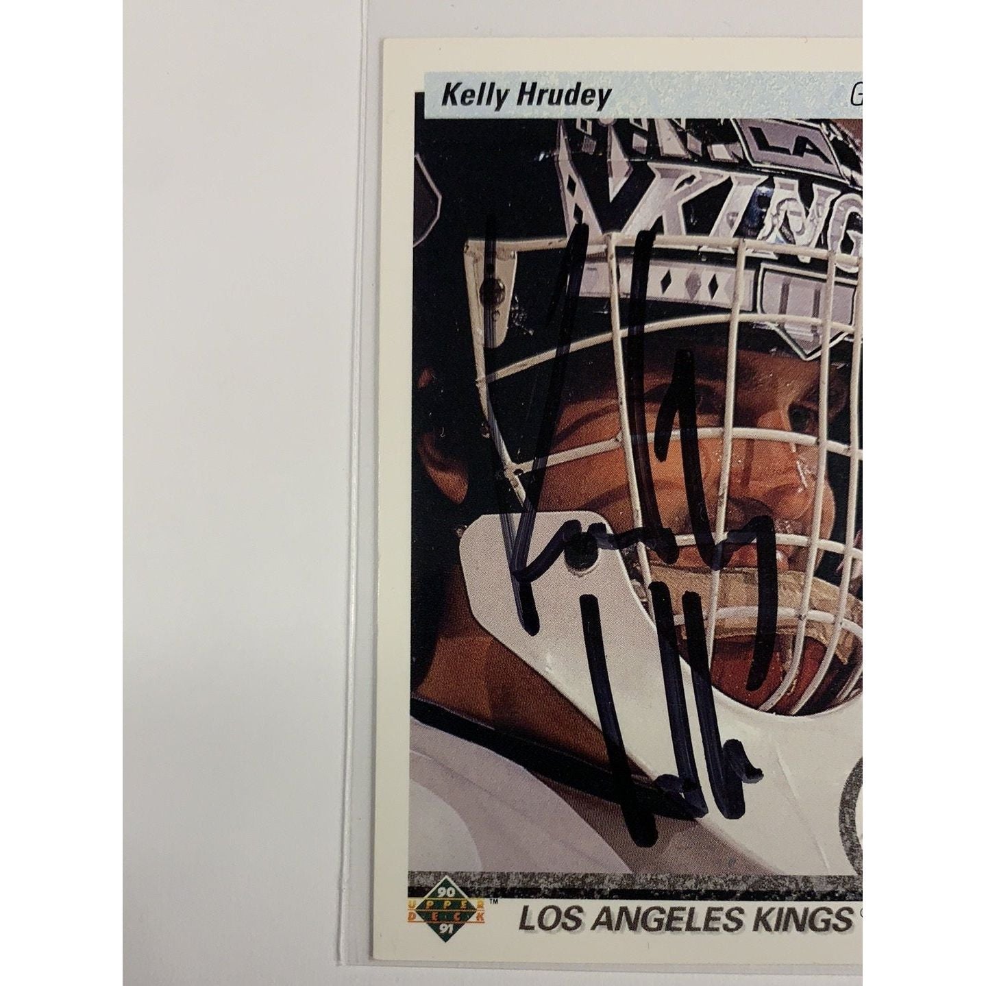 1990-91 Upper Deck Kelly Hrudey In Person Auto  Local Legends Cards & Collectibles