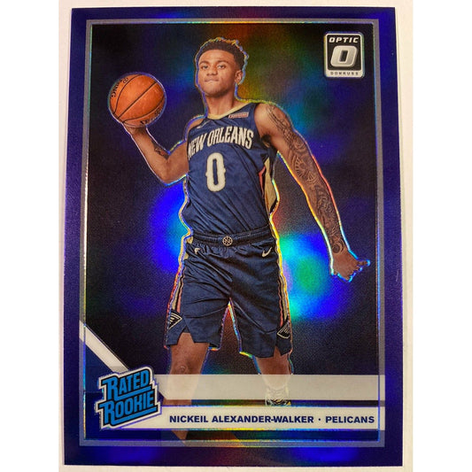  2019-20 Donruss Optic Nickeil Alexander-Walker Purple Holo Prizm Rated Rookie  Local Legends Cards & Collectibles