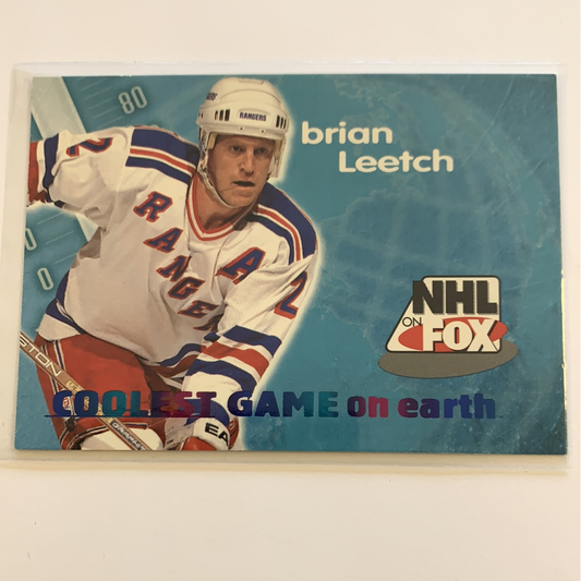  1996 Fleer Skybox Brian Leetch NHL on Fox  Local Legends Cards & Collectibles