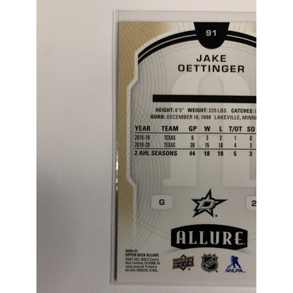  2020-21 Allure Jake Oettinger Rookie  Local Legends Cards & Collectibles