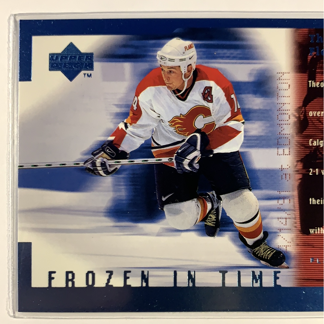  1998-99 Upper Deck Theo Fleury Frozen in Time  Local Legends Cards & Collectibles