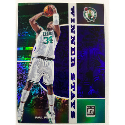 2019-20 Donruss Optic Paul Pierce Winner Stays Purple Holo Prizm