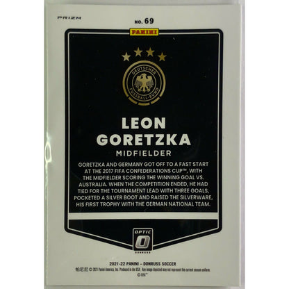 2021-22 Donruss Optic Leon Goretzka Silver Holo Prizm