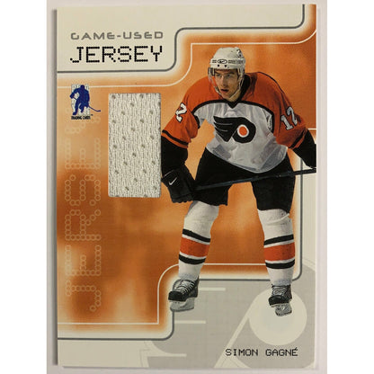 2003-04 Be A Player Simon Gagne Game Used Jersey Patch