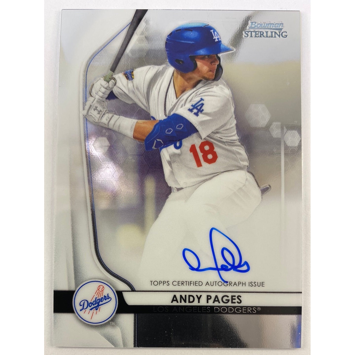 2020 Bowman Sterling Andy Pages Auto