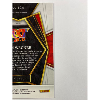 2022 Select Von Wagner Orange Holo Prizm RC /35