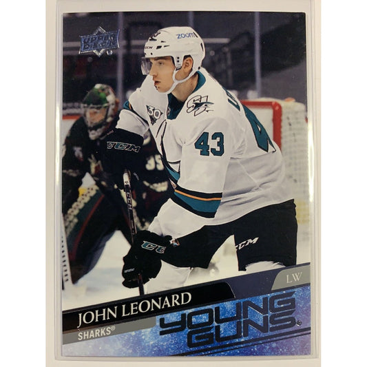  2020-21 Upper Deck Series 2 John Leonard Young Guns  Local Legends Cards & Collectibles