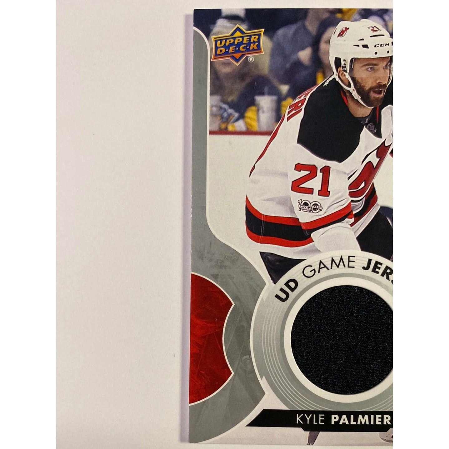 2017-18 Upper Deck Series 1 Kyle Palmieri UD Game Jersey