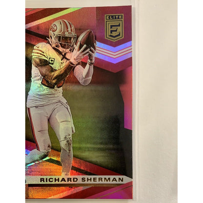  2020 Donruss Elite Richard Sherman Pink Parallel  Local Legends Cards & Collectibles