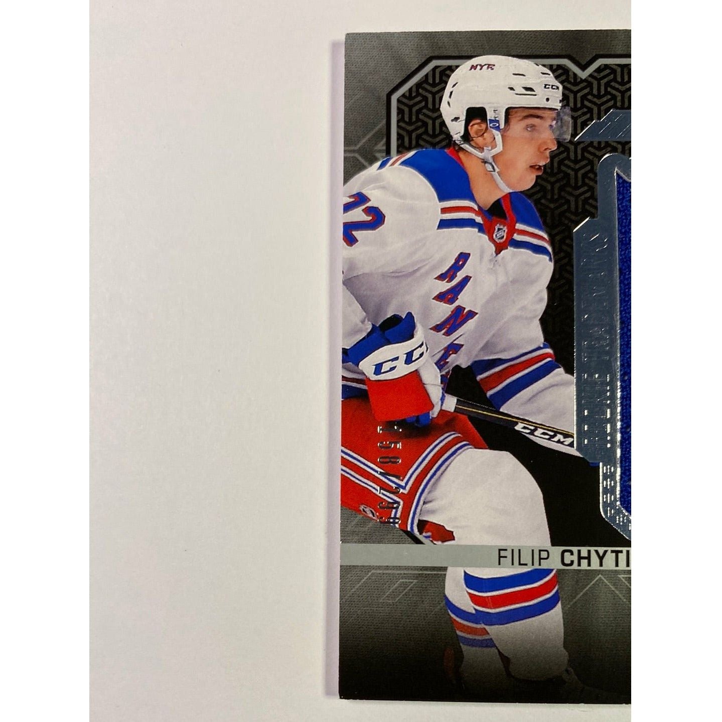  2017-18 UD Black Filip Chytil Rookie Trademarks Relics /299  Local Legends Cards & Collectibles