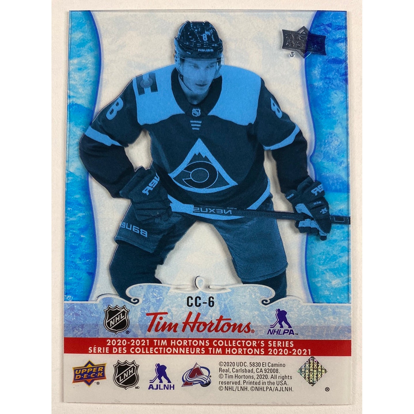 2020-21 Tim Hortons Cale Makar Clear Cut Phenoms