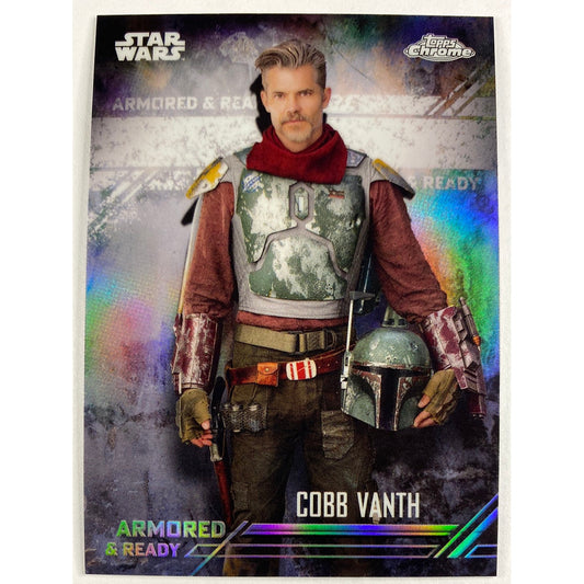 Topps Chrome The Mandalorian Armored And Ready Cobb Vanth Refractor