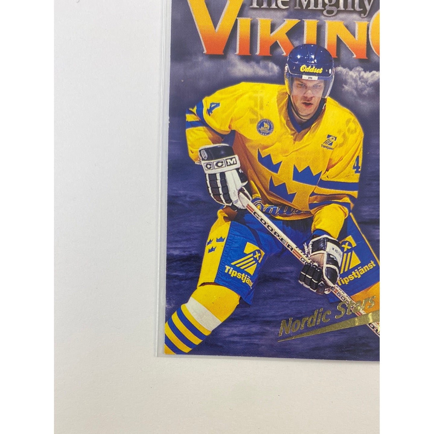 1996 Wein Semic Collections Nicklas Lidstrom The Mighty Viking Nordic Stars SSP