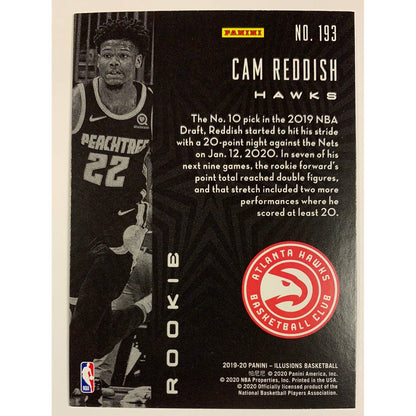 2019-20 Illusions Cam Reddish Rookie Card