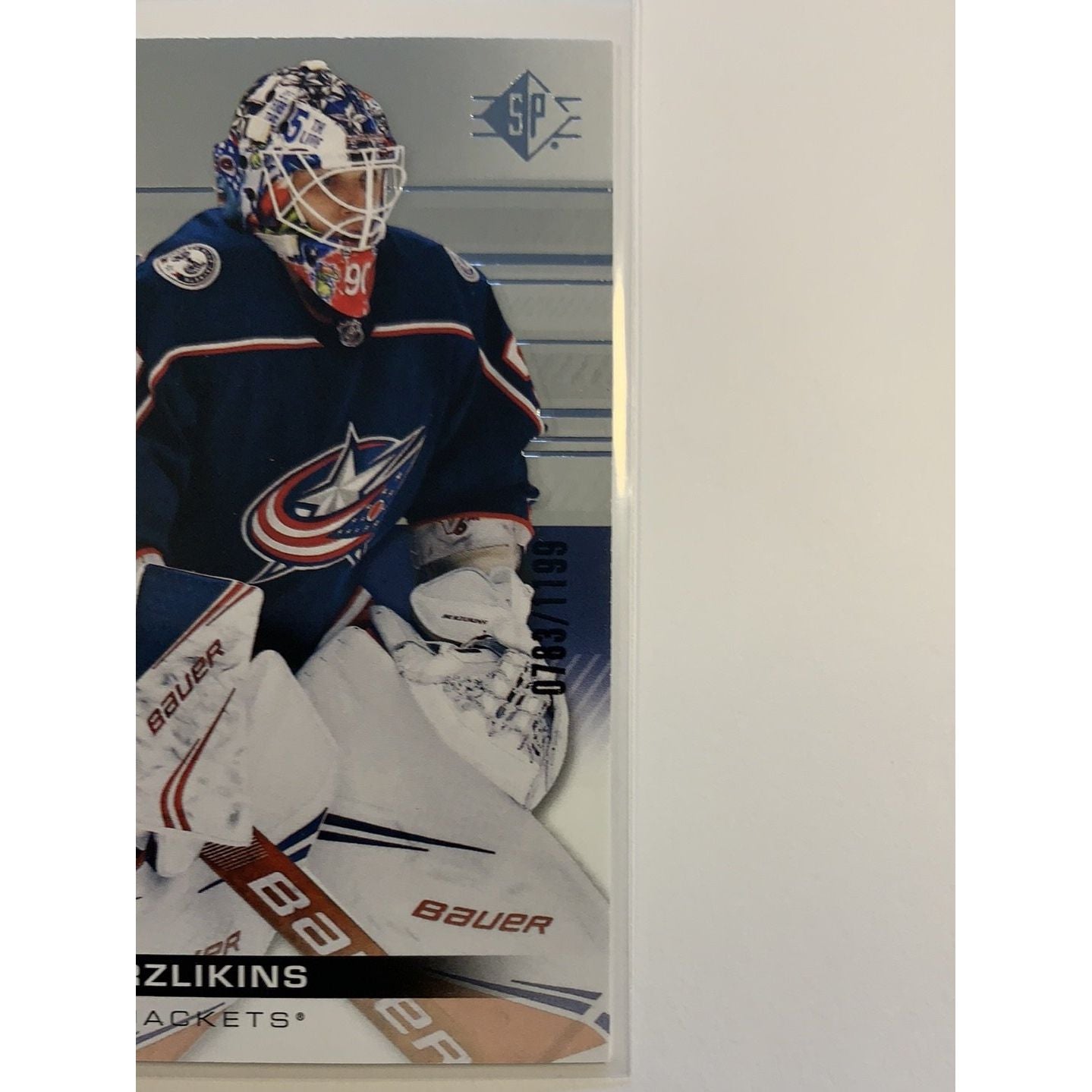  2019-20 SP Elvis Merzlikins Rookie Authentics /1199  Local Legends Cards & Collectibles