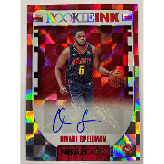 2018-19 Hoops Omari Spellman Rookie Ink