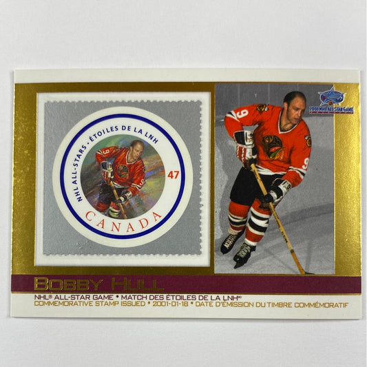 2003 Pacific Bobby Hull All Stars Commemorative Stamp Card