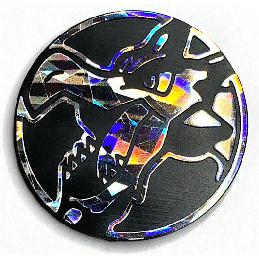 2017 Collectors EX Mega Aerodactyl Silver Rainbow Cracked Ice Holofoil Coin