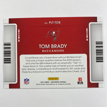 2021 Contenders Tom Brady Playoff Ticket
